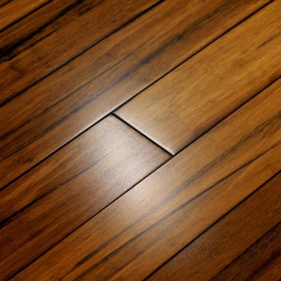 Black Wire Strand Woven Natural Bamboo Flooring