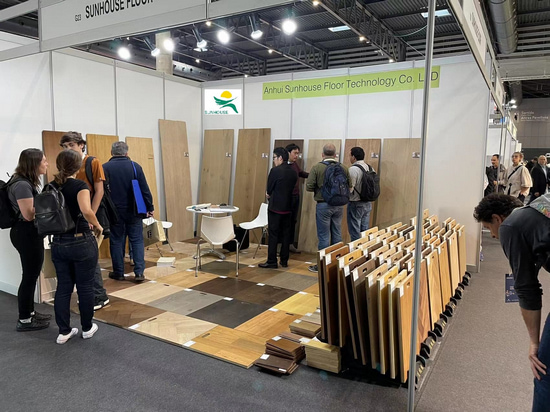 Anhui Sunhouse Floor Technology Co., Ltd. participa con éxito en la exposición CONSTRUMAT en España